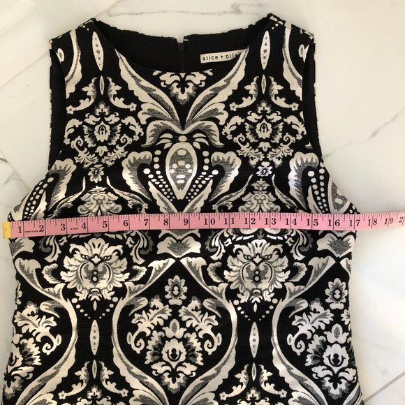 Alice + Olivia Black and White Mini Dress - Picture 12 of 15